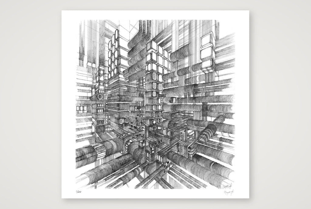 Frag amas 2 — 40×40cm, 16×16" Print only