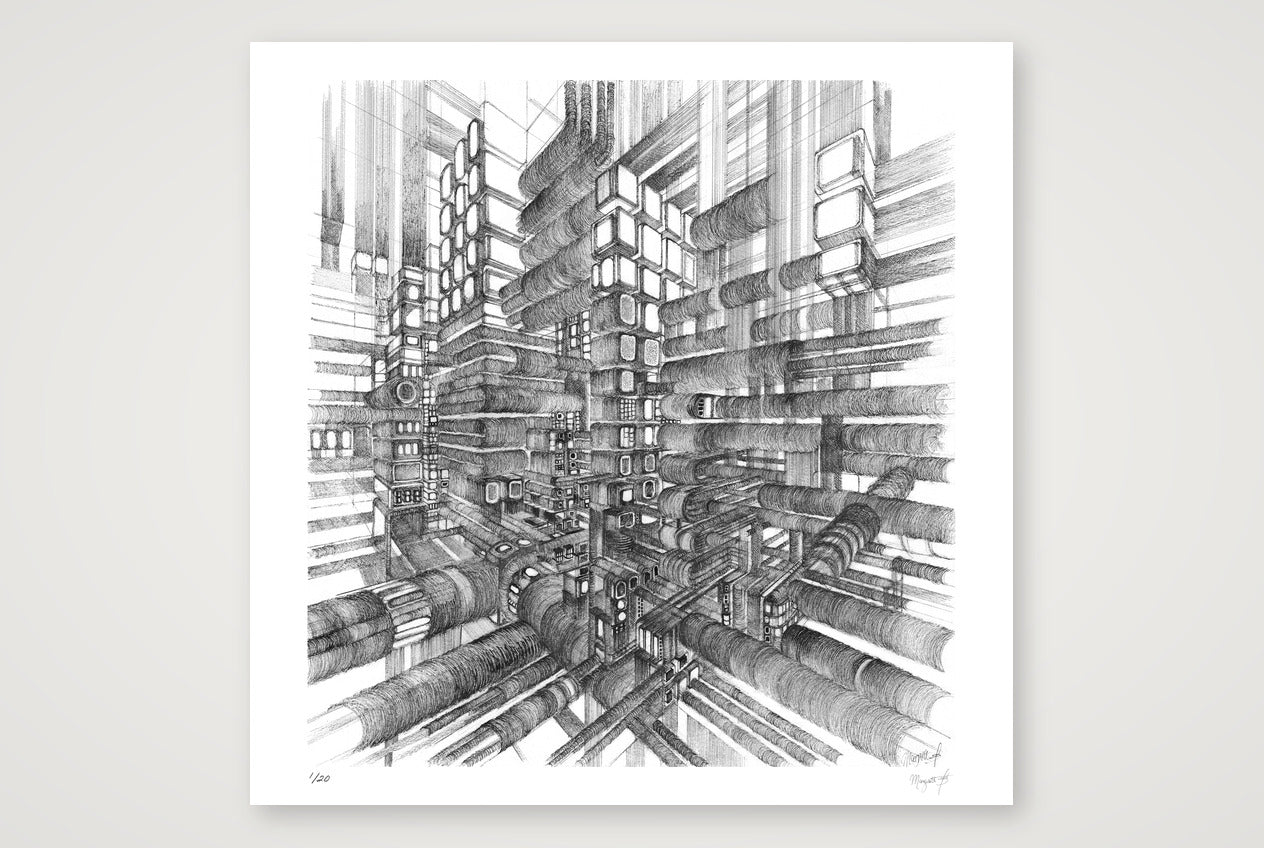 Frag amas 2 — 40×40cm, 16×16" Print only