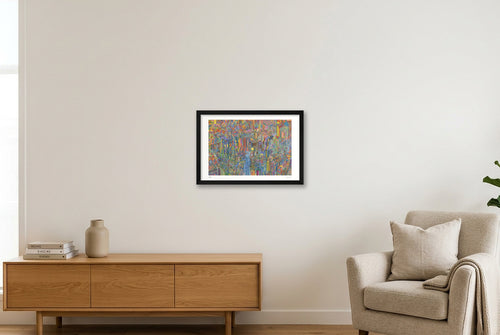 Futur amas 1 — 45×30cm, 18×12" Black Frame